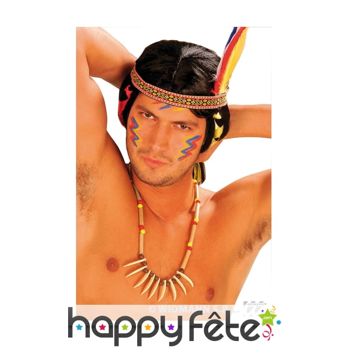 Collier d'indien avec dents