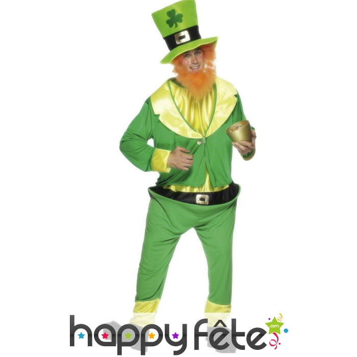 Costume d'irlandais de la saint patrick