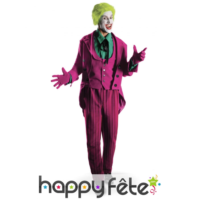 Costume de Joker grand héritage pour homme