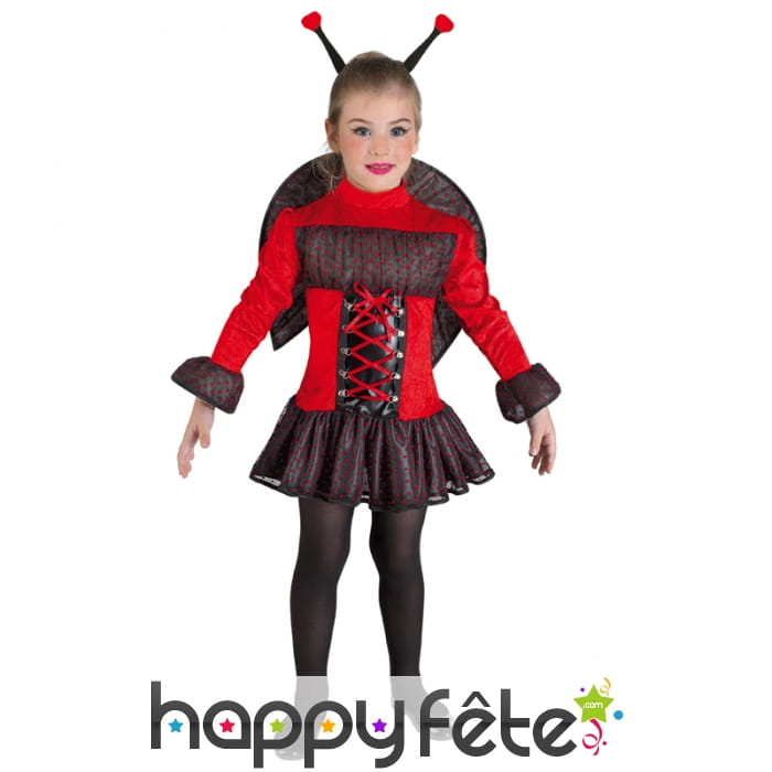 Costume de jolie petite coccinelle