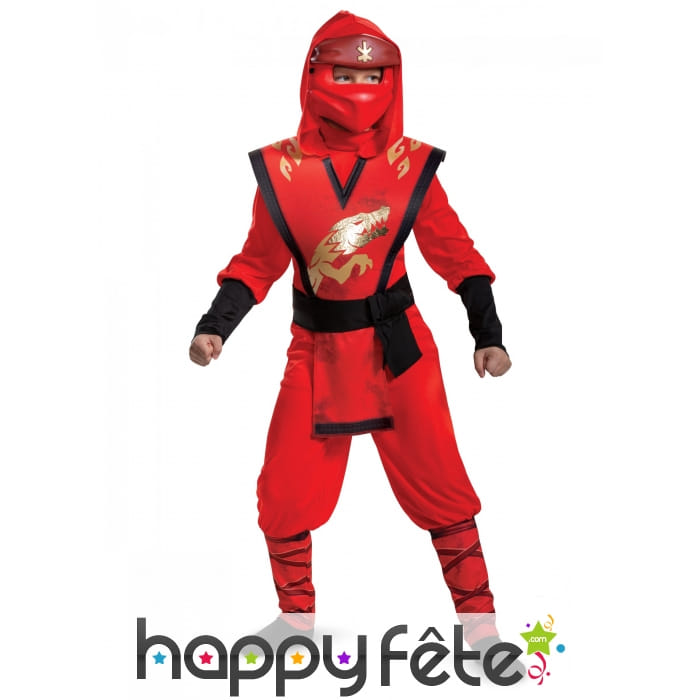 Costume de Kai pour enfant, légo Ninjago