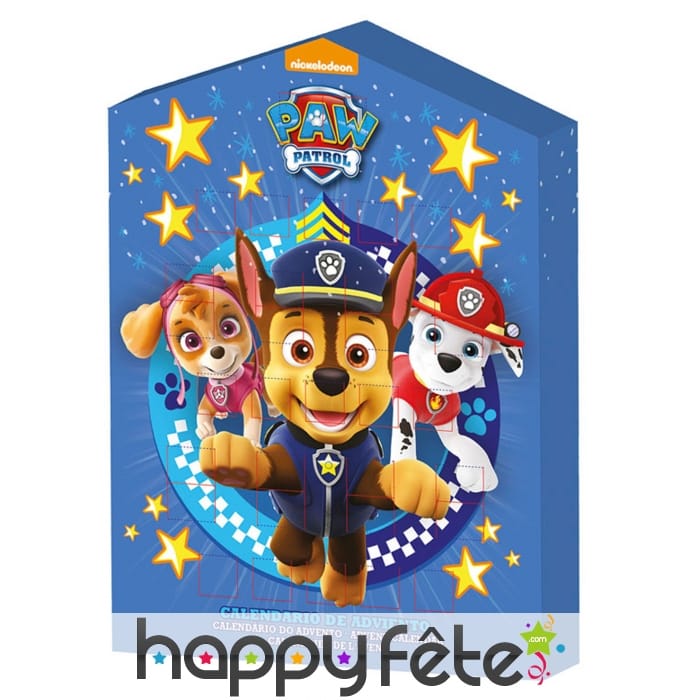 Calendrier de l'avent à l'effigie Pat Patrouille