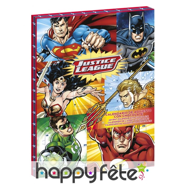 Calendrier de l'avent héros marvel Justice League