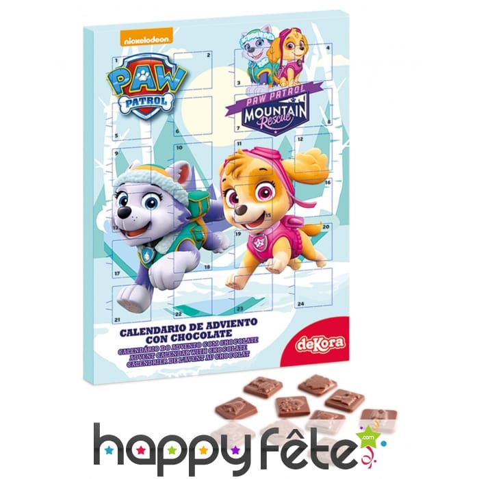 Calendrier de l'avent Pat Patrouille Skye