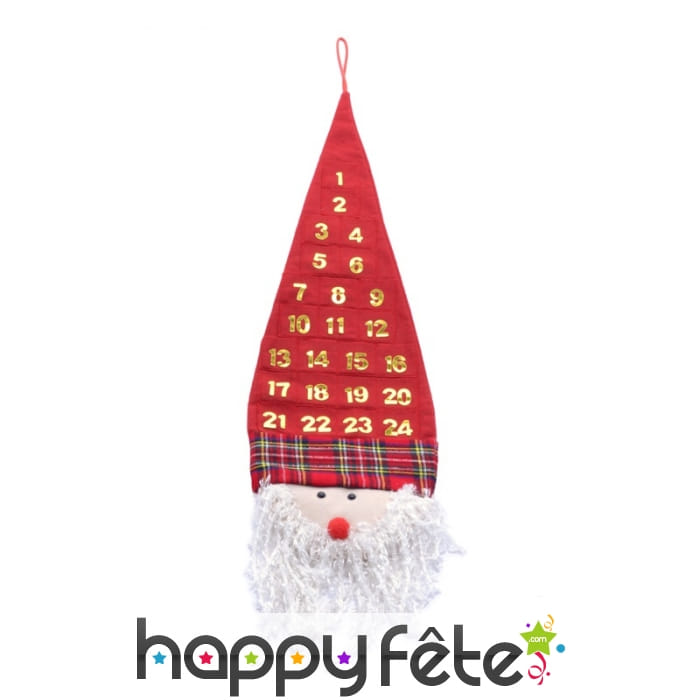 Calendrier de l'avent père Noël