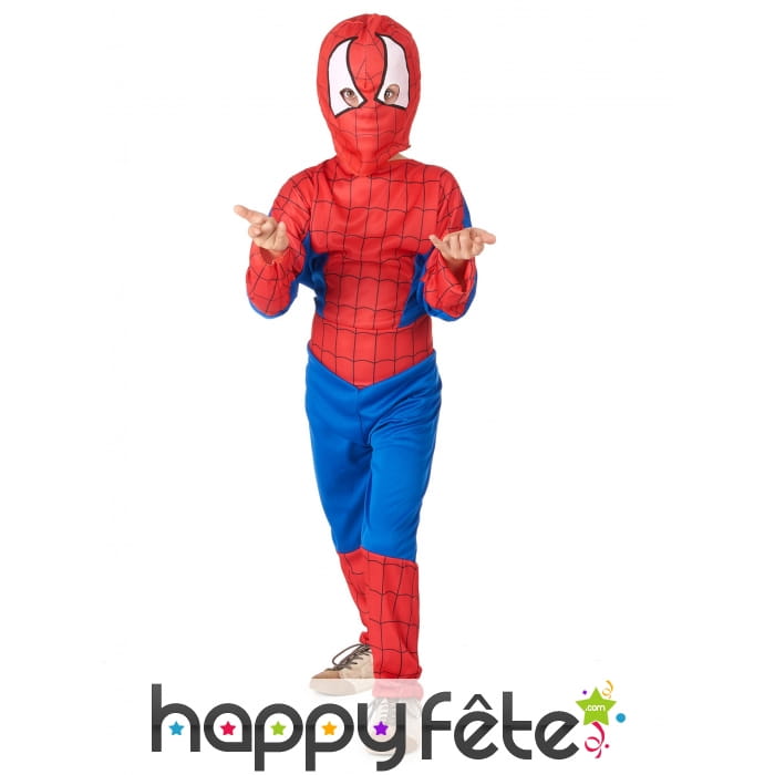 Combinaison de l'homme araignée pour garçon