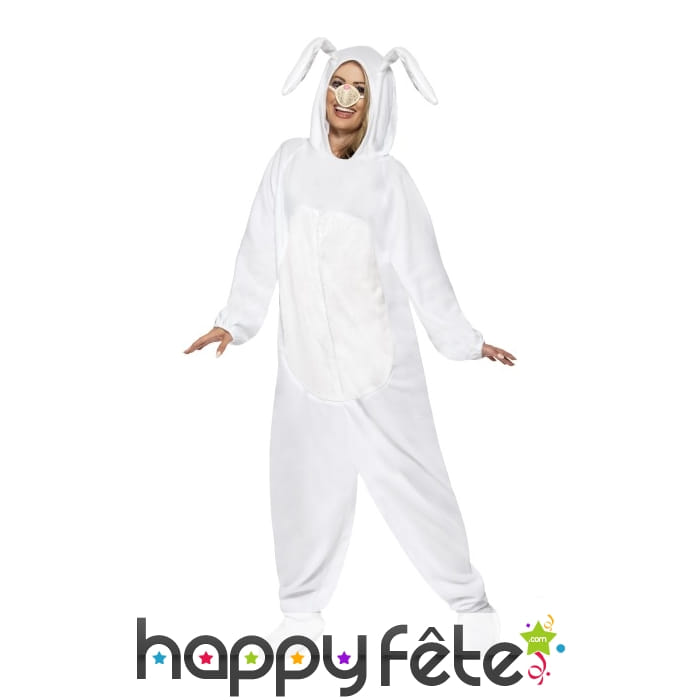Combinaison de lapin blanc