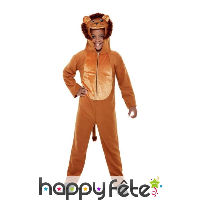 Combinaison de lion pour enfant