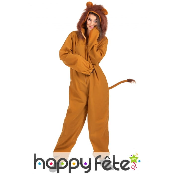 Combinaison de lion pour femme