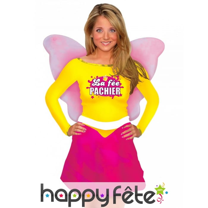 Costume de La Fée Pachier avec ailes pour femme