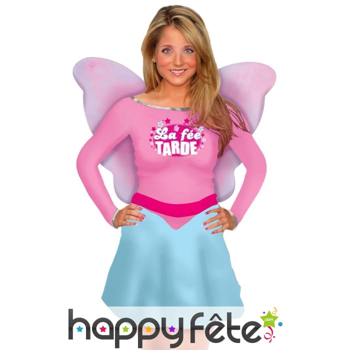 Costume de La Fée Tarde avec ailes pour femme