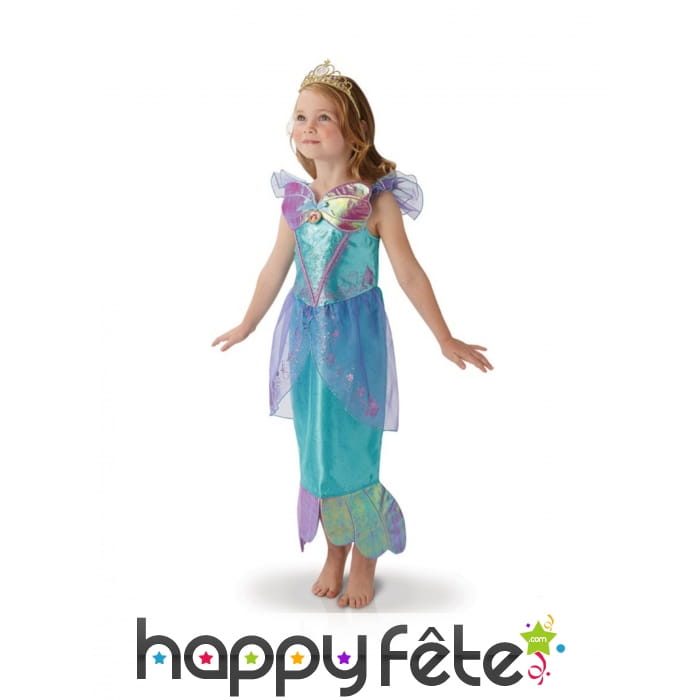 Costume de la princesse Ariel avec diadème
