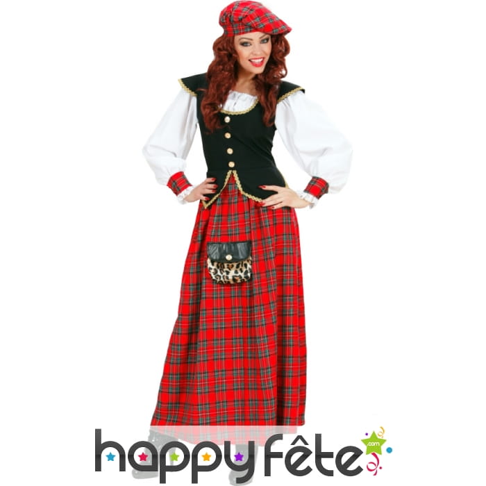 Costume de lady écossaise sexy