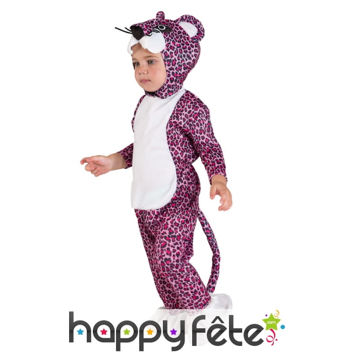 Costume de léopard rose pour bébé