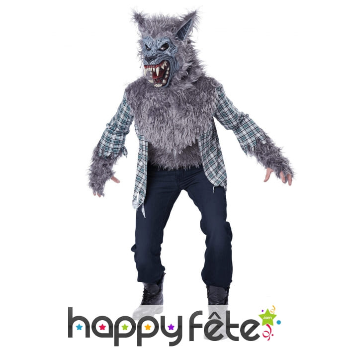 Costume de loup-garou en chemise