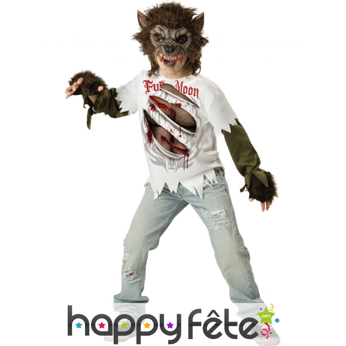 Costume de loup-garou pour enfant, Premium