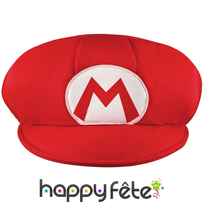 Casquette de Mario taille adulte