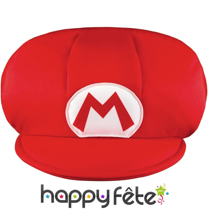 Casquette de Mario taille enfant