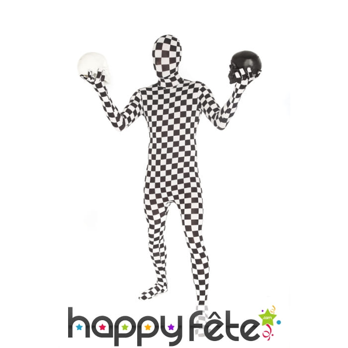Combinaison damier Morphsuit