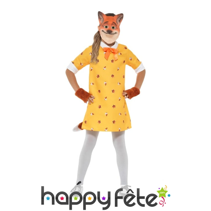 Costume de madame Renard pour fillette