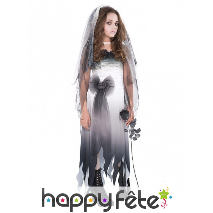 Costume de mariée fantôme pour adolescente