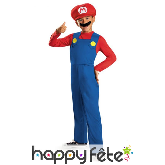 Costume de Mario Bross pour enfant