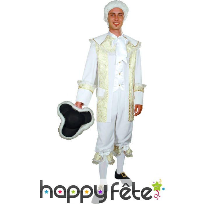 Costume de Marquis blanc
