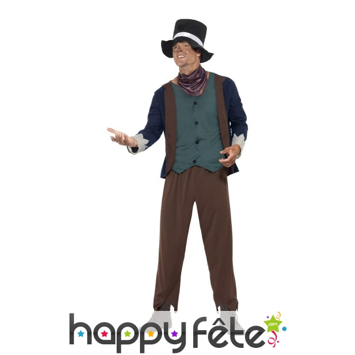 Costume de mendiant époque Victorienne