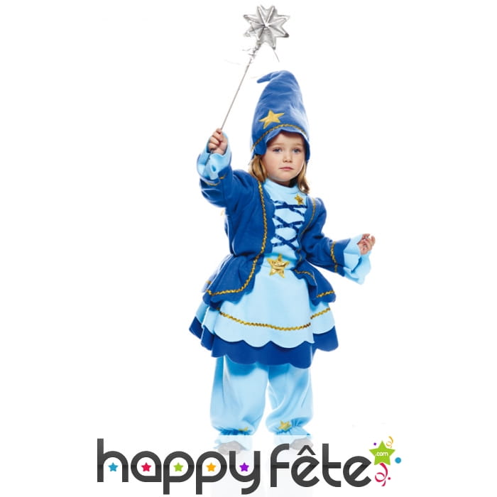 Costume de mini fée bleue