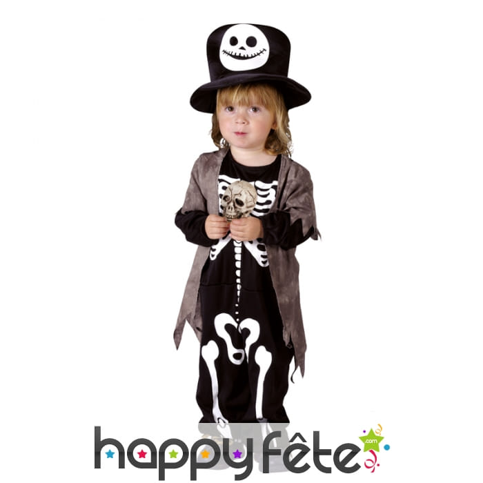 Costume de mini squelette