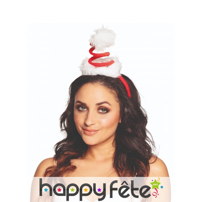 Chapeau de Noël en spirale pour adulte
