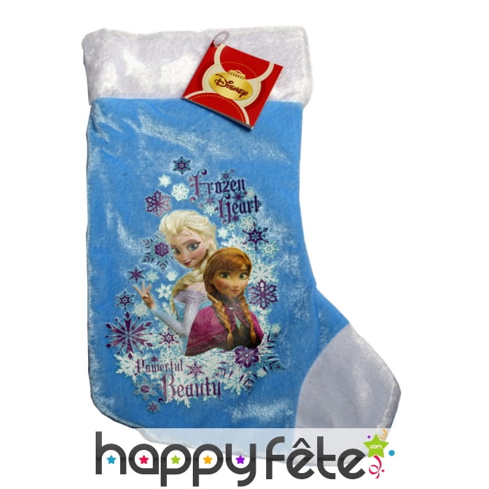 Chaussette de Noël reine des neiges