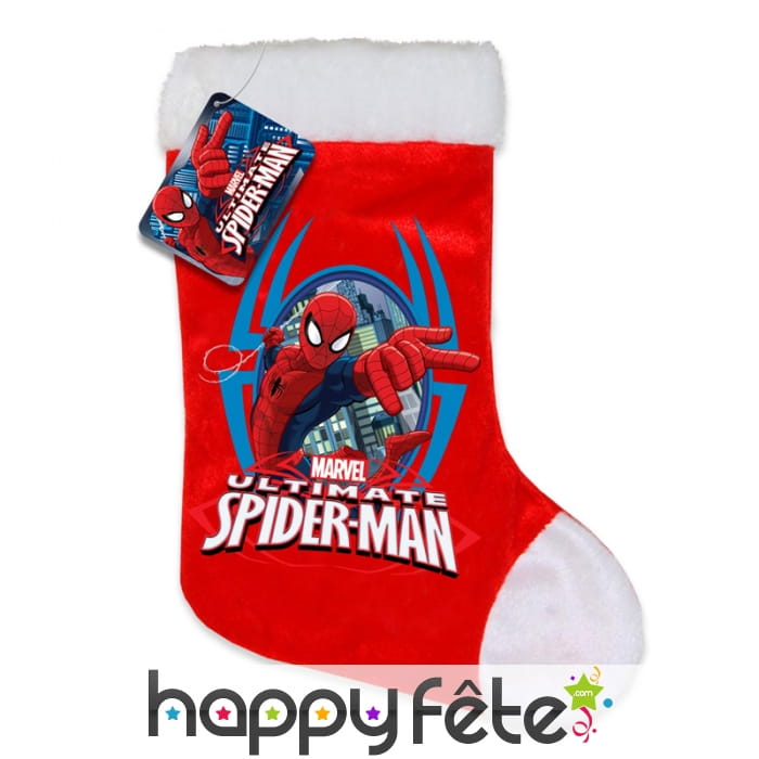 Chaussette de Noël spider man
