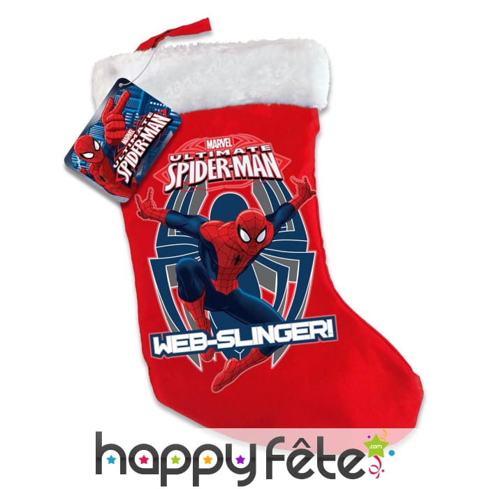 Chaussette de Noël Spiderman