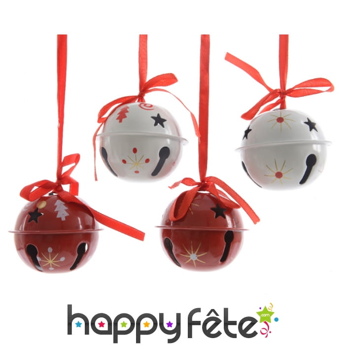 Clochette de Noël à suspendre 6cm