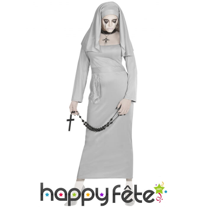 Costume de nonne fantôme pour femme