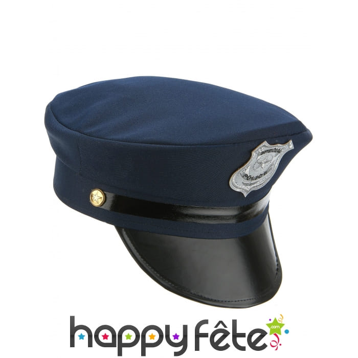 Casquette de policier bleue foncée