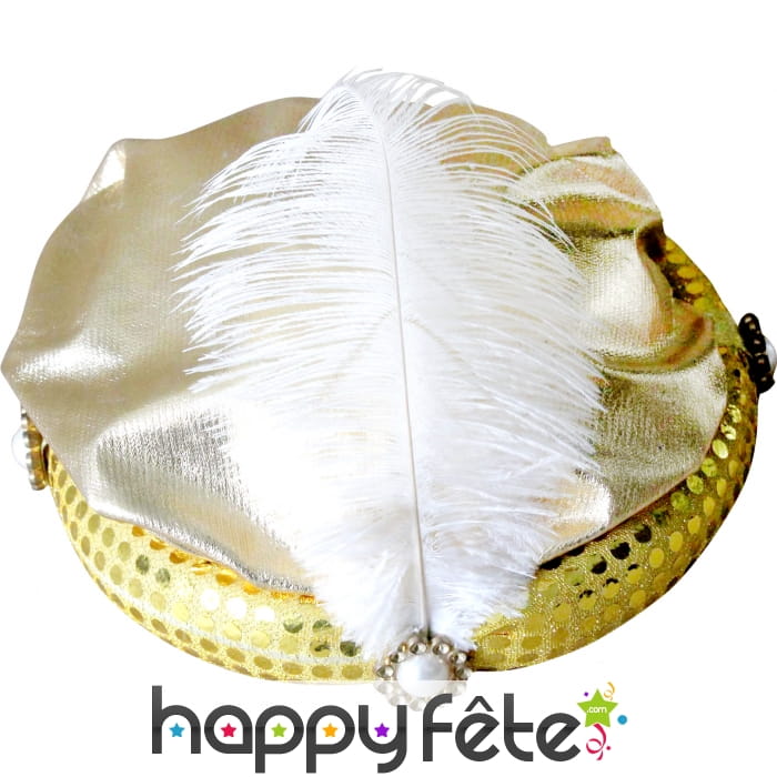 Chapeau de pacha avec plume