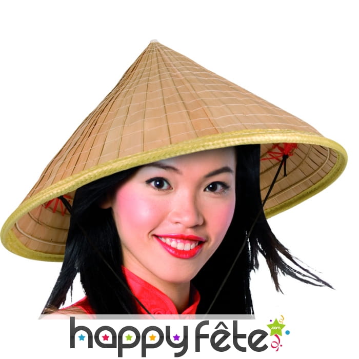Chapeau de paille oriental chinoise