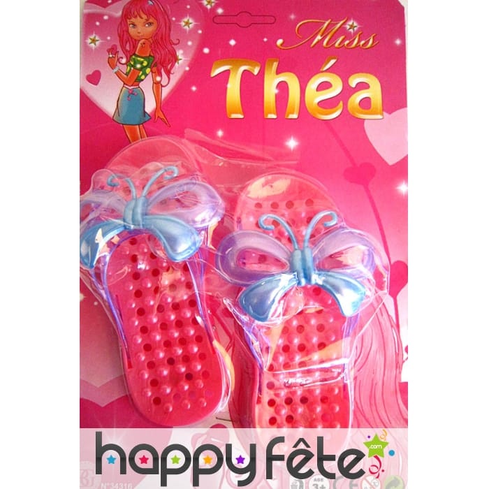 Chaussures de plage décorées