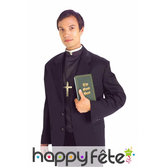 Chemise de prêtre avec col