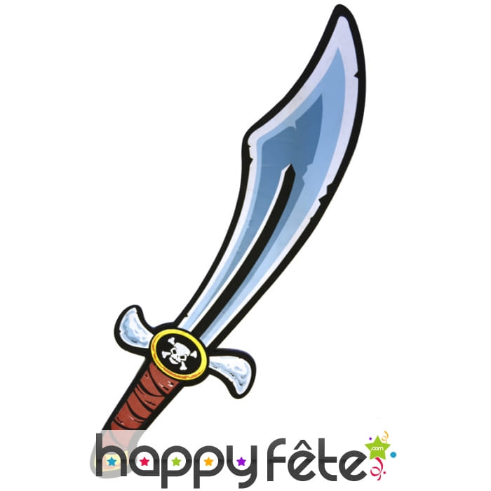 Cimeterre de pirate en mousse