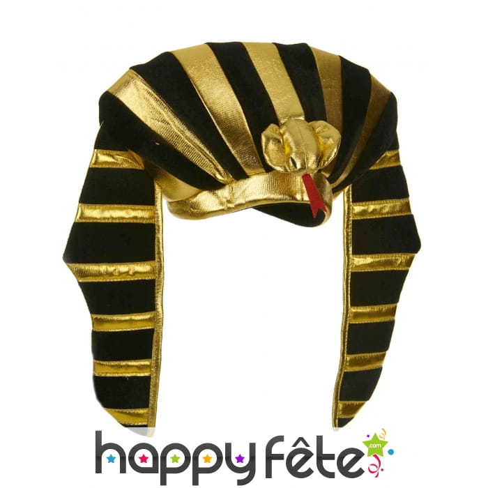 Coiffe de pharaon Egyptien pour adulte