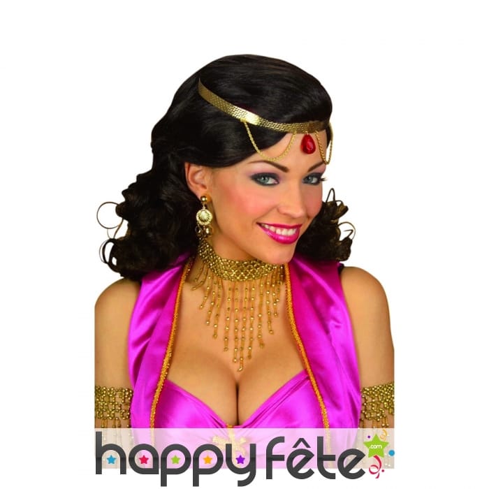 Collier de perles dorées