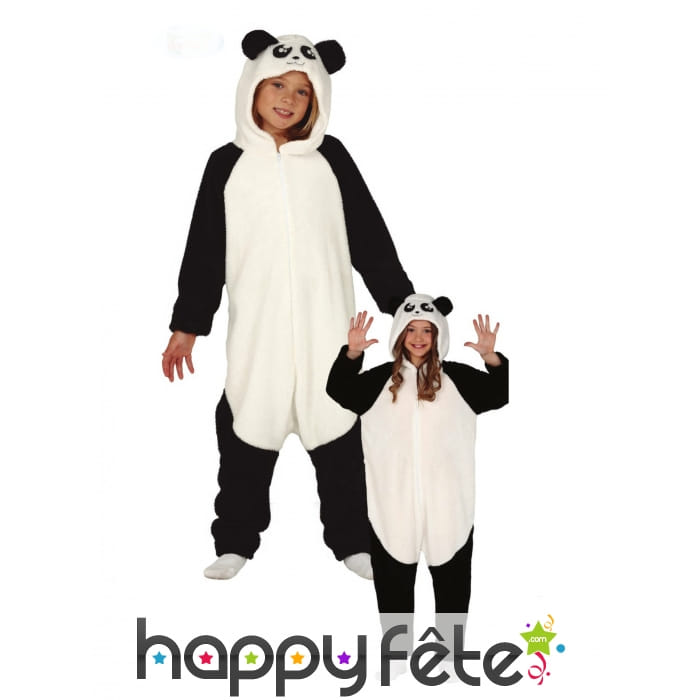 Combinaison de panda pour enfant