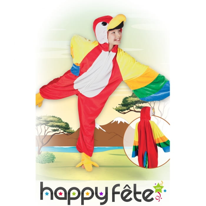 Combinaison de perroquet peluche