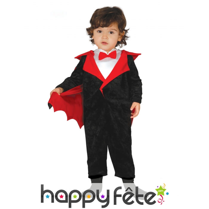 Combinaison de petit vampire avec cape pour bébé
