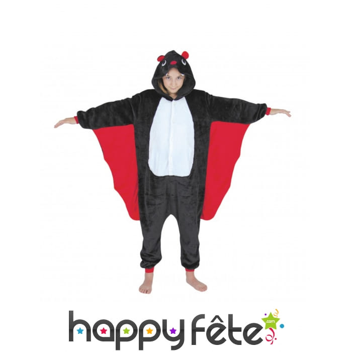 Combinaison de petite chauve souris noire