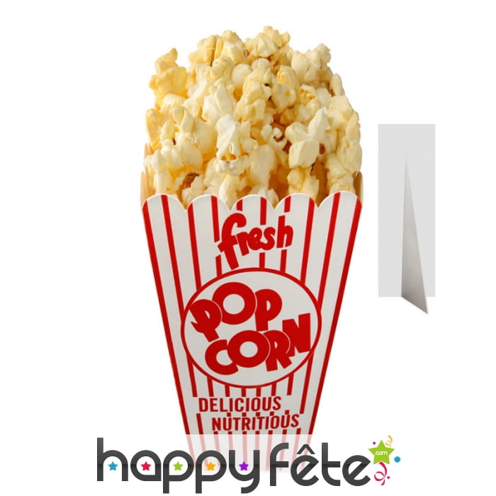 Cornet de pop corn géant en carton