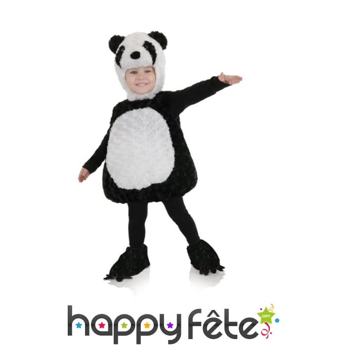 Costume de panda en peluche pour enfant